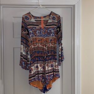 Patterned Romper